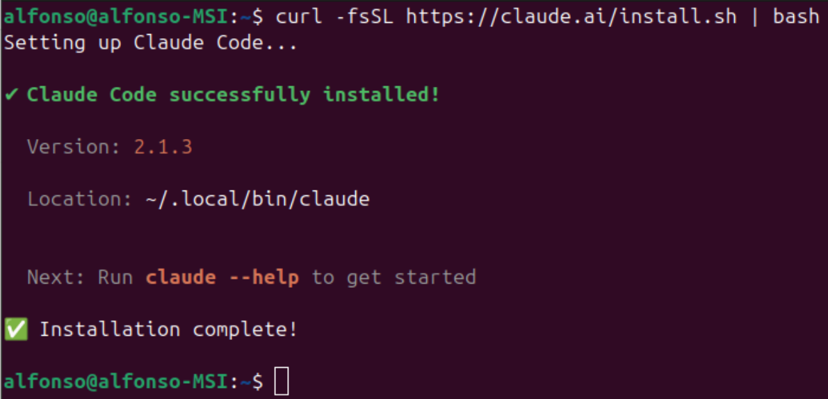 claude code installed