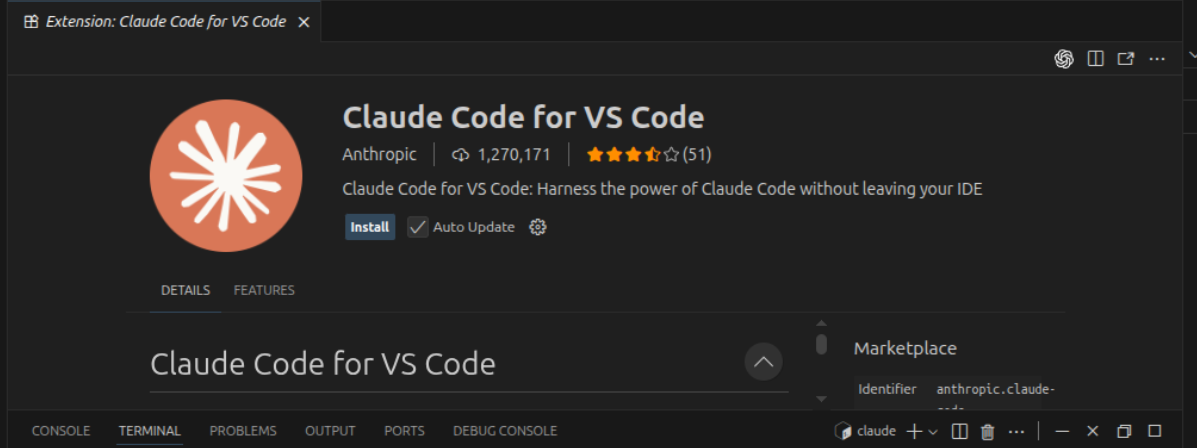 Claude Code extension